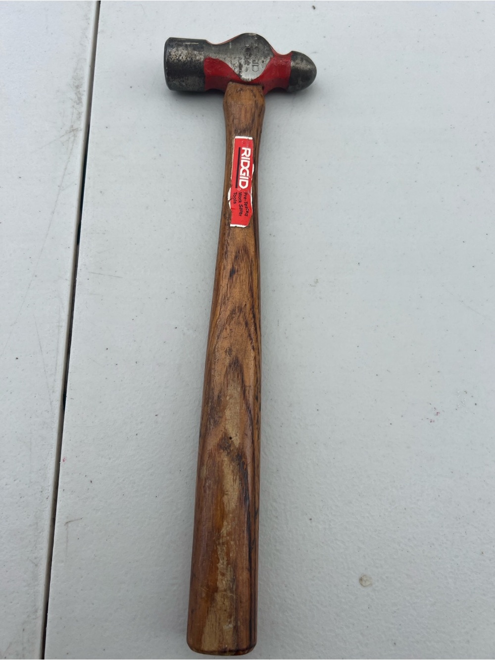 Vintage Ridgid ball-peen hammer